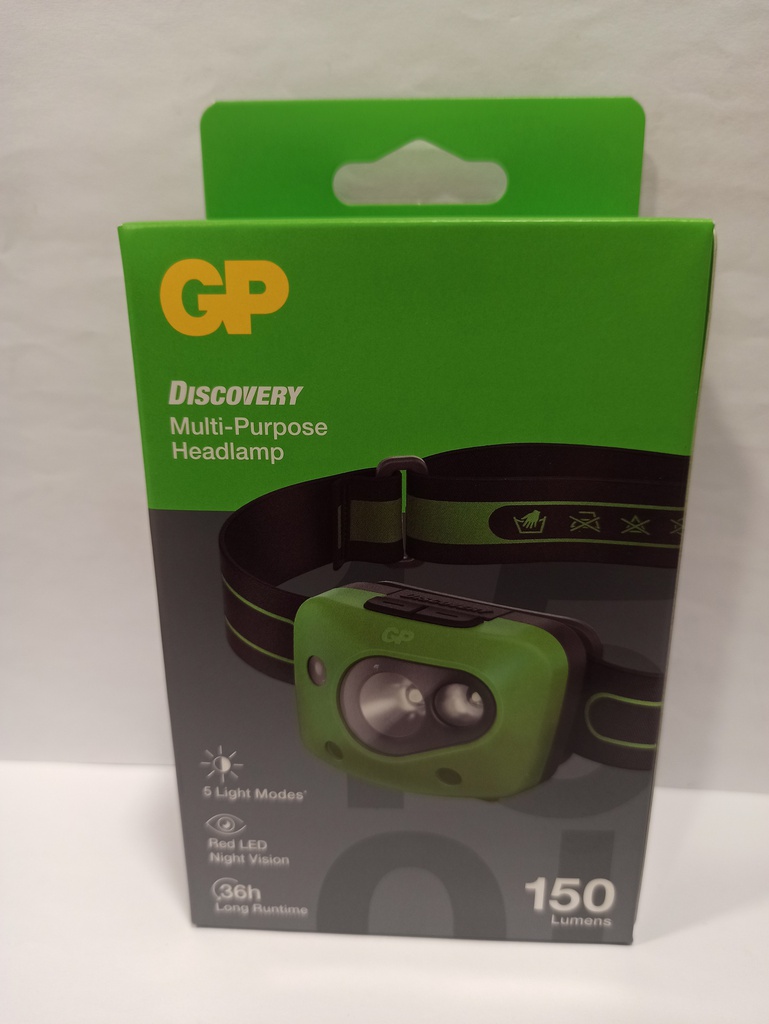 GXXX//LINTERNA CABEZA 150 LUMENS  VERDE